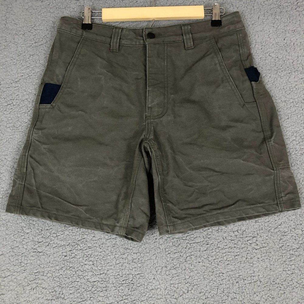 Edgevale Cordura Cargo Shorts Men's 32 Heavy Duty Duck Cotton Outdoor Camping